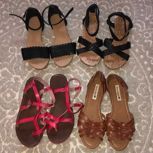 Lots of woman’s size 6 sandals